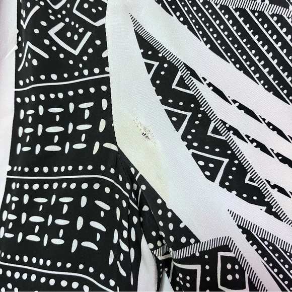 Diana von Furstenberg x Revolve Freya Silk Stretch Shirt Dress Size 2 FLAWED - Picture 12 of 14